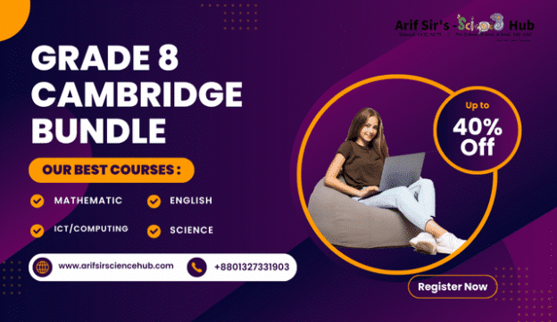 Grade 8 Cambridge Bundle – Master English, Math, Science & ICT