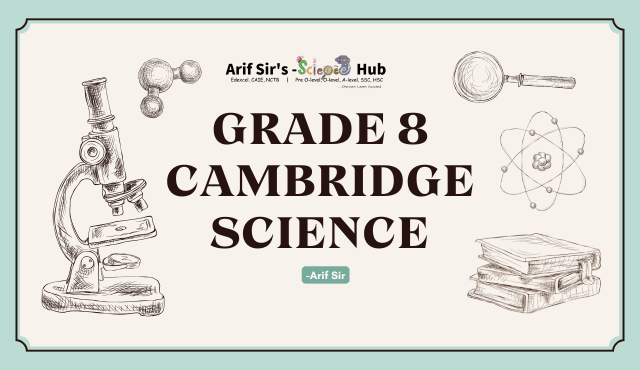 Grade 8 Cambridge Science